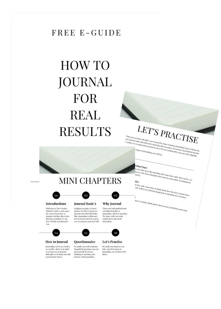 How To Journal For Real Results: Free e-guide